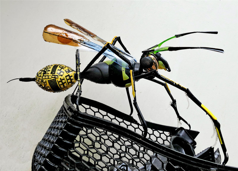 Junk Sculpture - Wasp